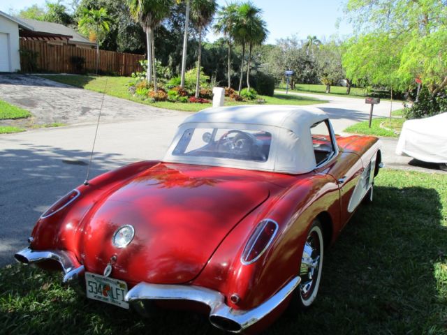 1959 Red Chevrolet Corvette