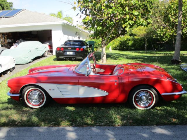 1959 Red Chevrolet Corvette