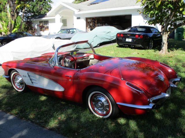 1959 Red Chevrolet Corvette