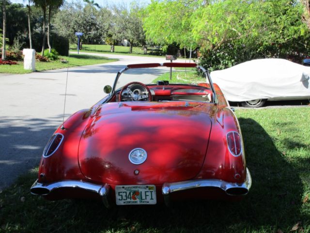 1959 Red Chevrolet Corvette