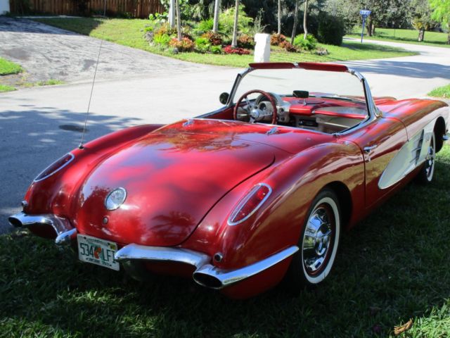 1959 Red Chevrolet Corvette