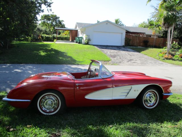 1959 Red Chevrolet Corvette