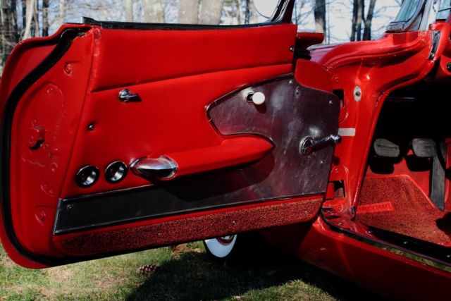 1959 Red Chevrolet Corvette Convertible
