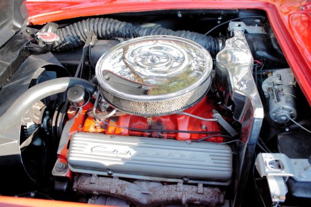 1959 Red Chevrolet Corvette Convertible