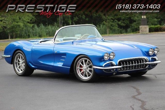 1959 Blue Chevrolet Corvette Convertible