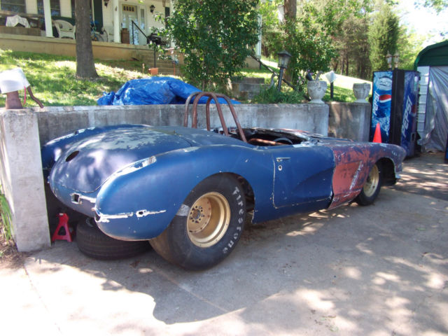 19590000 Blue Chevrolet Corvette