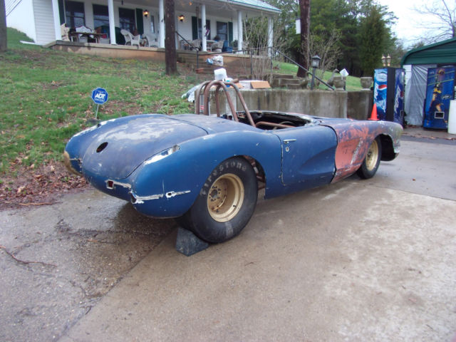 19590000 Blue Chevrolet Corvette