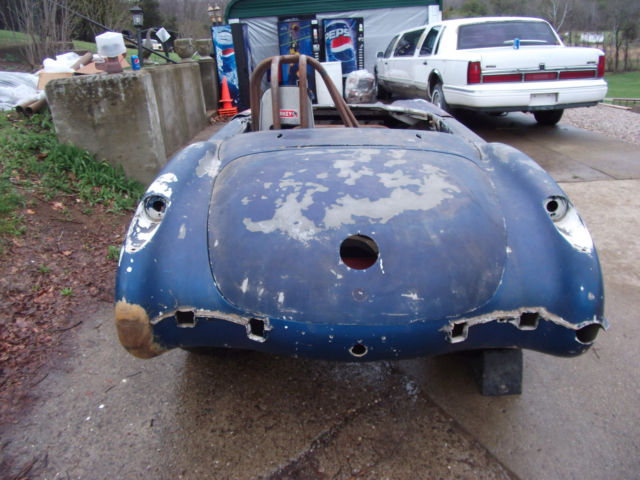 19590000 Blue Chevrolet Corvette