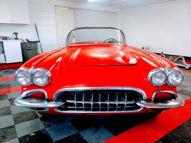 1959 Red Chevrolet Corvette