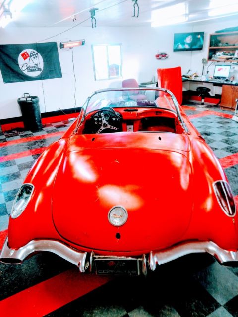 1959 Red Chevrolet Corvette