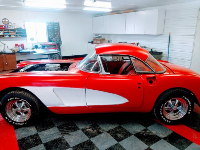1959 Red Chevrolet Corvette