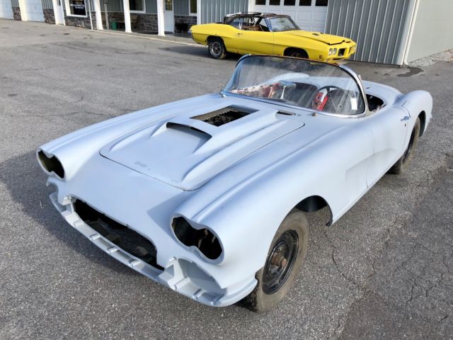 1959 Gray Chevrolet Corvette Convertible