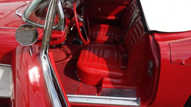 1959 Red Chevrolet Corvette Convertible