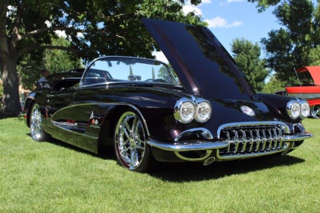 1959 Yellow Chevrolet Corvette Convertible