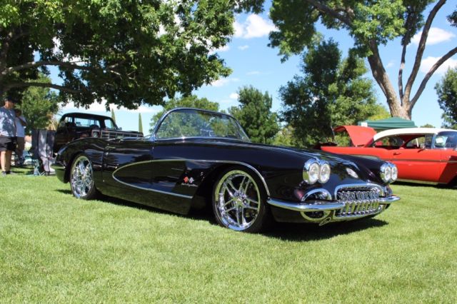 1959 Yellow Chevrolet Corvette Convertible