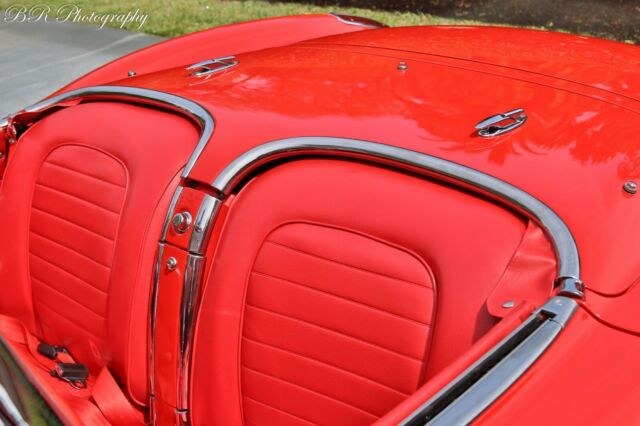 1959 Red Chevrolet Corvette Convertible