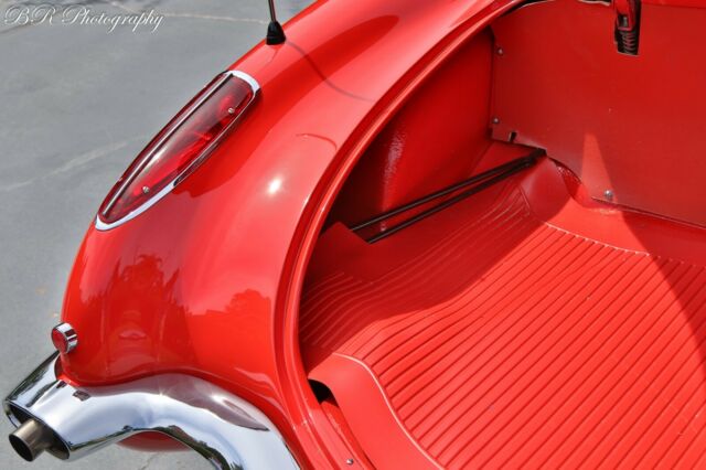 1959 Red Chevrolet Corvette Convertible