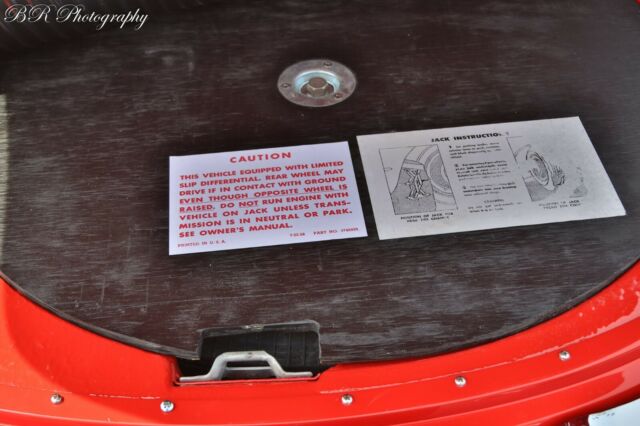 1959 Red Chevrolet Corvette Convertible