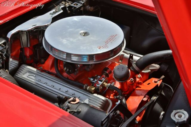 1959 Red Chevrolet Corvette Convertible