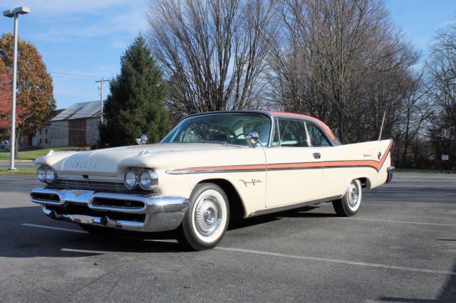 1959 White/Pink DeSoto Fireflite