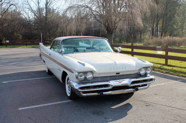 1959 White/Pink DeSoto Fireflite