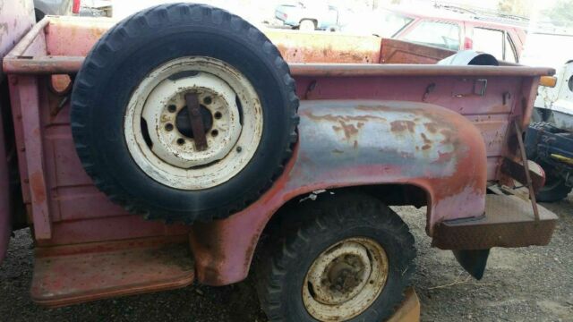 1959 Red Dodge Power Wagon Standard Cab Pickup