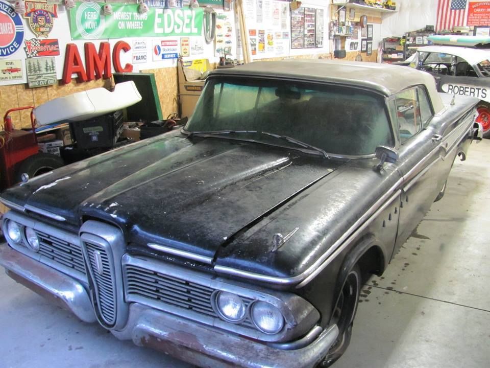 1959 Black Edsel Corsair Convertible