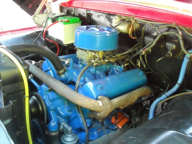 1959 Red Ford F-250 Standard Cab Pickup