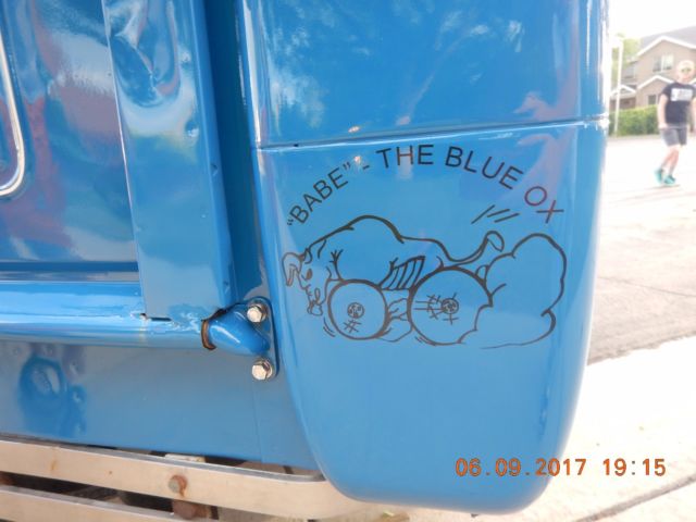 1959 Blue Ford F-100 Standard Cab Pickup