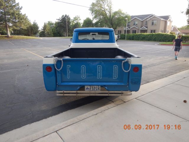 1959 Blue Ford F-100 Standard Cab Pickup