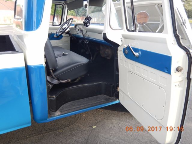 1959 Blue Ford F-100 Standard Cab Pickup