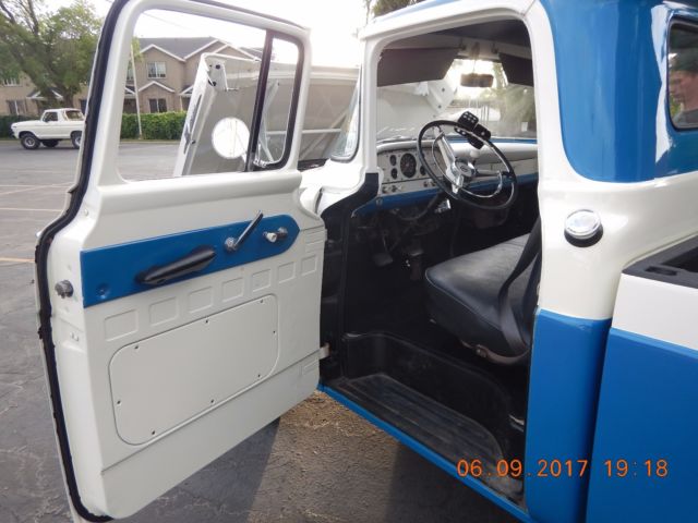 1959 Blue Ford F-100 Standard Cab Pickup