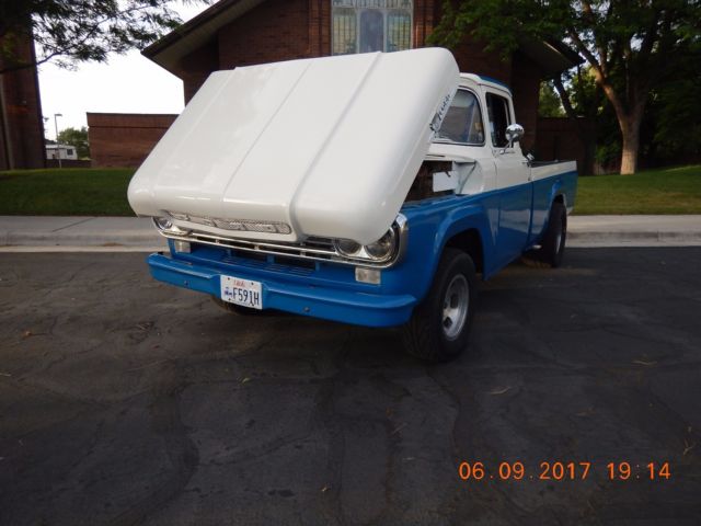 1959 Blue Ford F-100 Standard Cab Pickup