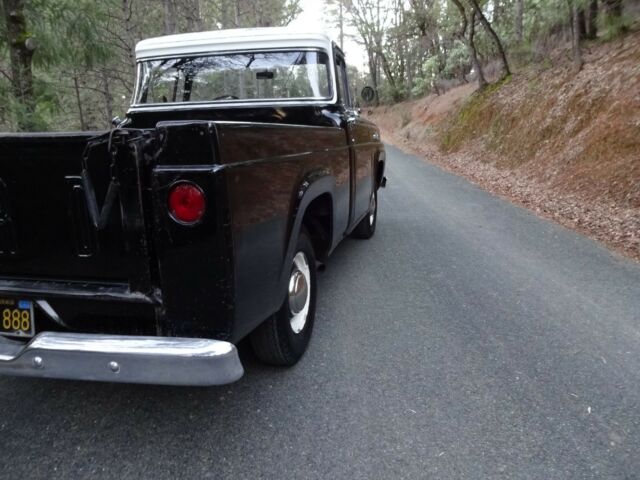 1959 Black Ford F-100 Short Bed