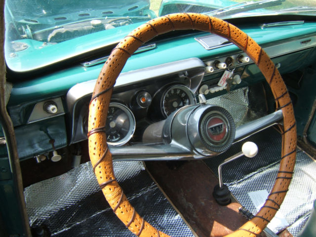 1959 Green Ford Anglia Coupe