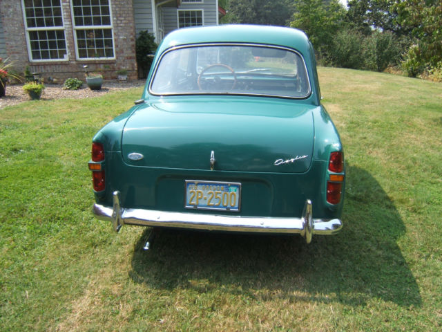 1959 Green Ford Anglia Coupe