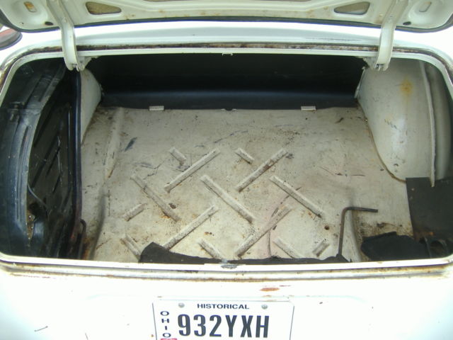 1959 white English Ford Anglia Coupe