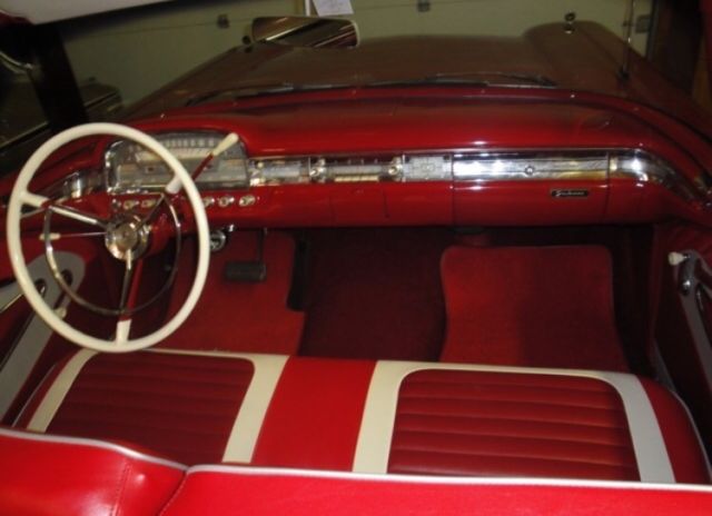 1959 Red Ford Galaxie Convertible