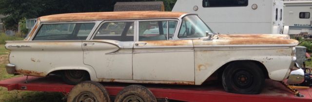 1959 White with Rust Patena Ford Other STATIONWAGON