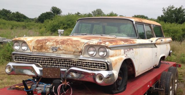 1959 White with Rust Patena Ford Other STATIONWAGON