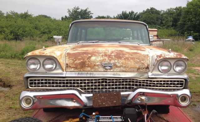 1959 White with Rust Patena Ford Other STATIONWAGON