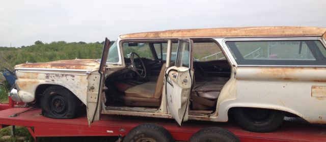 1959 White with Rust Patena Ford Other STATIONWAGON