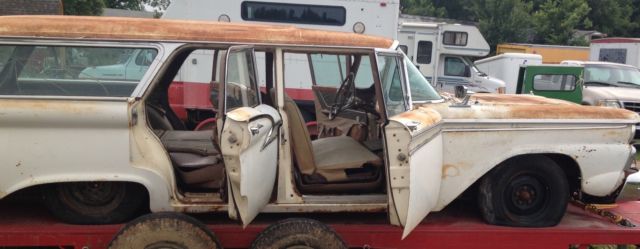 1959 White with Rust Patena Ford Other STATIONWAGON