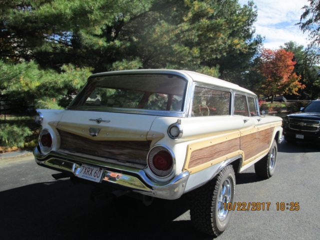 1959 White Ford Country Squire Wagon