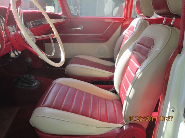 1959 White Ford Country Squire Wagon