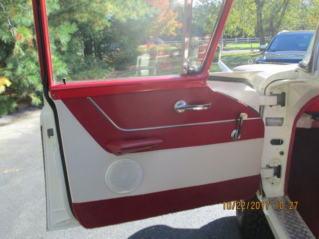 1959 White Ford Country Squire Wagon