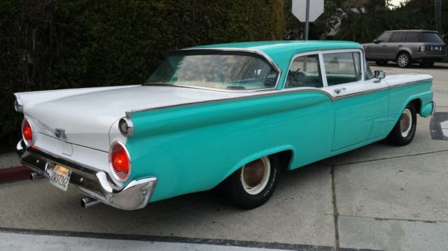 1959 Teal Ford Fairlane Coupe