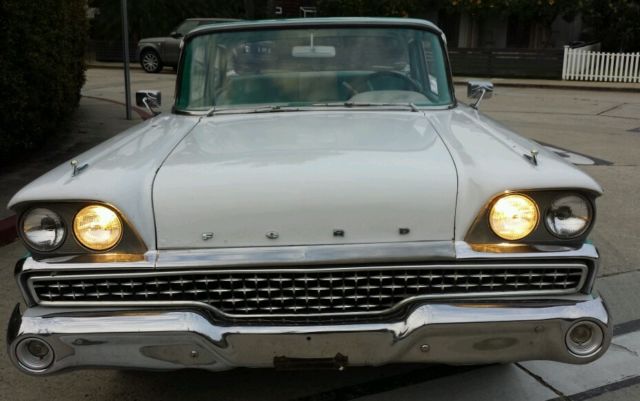 1959 Teal Ford Fairlane Coupe