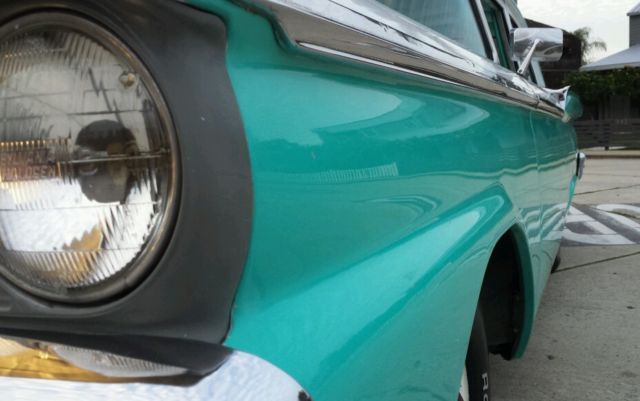 1959 Teal Ford Fairlane Coupe