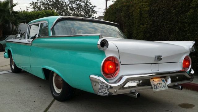 1959 Teal Ford Fairlane Coupe
